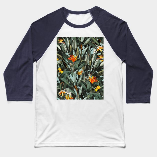 Midnight Garden VIII Baseball T-Shirt by burcukorkmazyurek